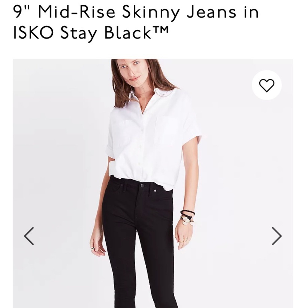 Madewell 9” High-Rise Skinny Size 28 - Picture 7 of 7